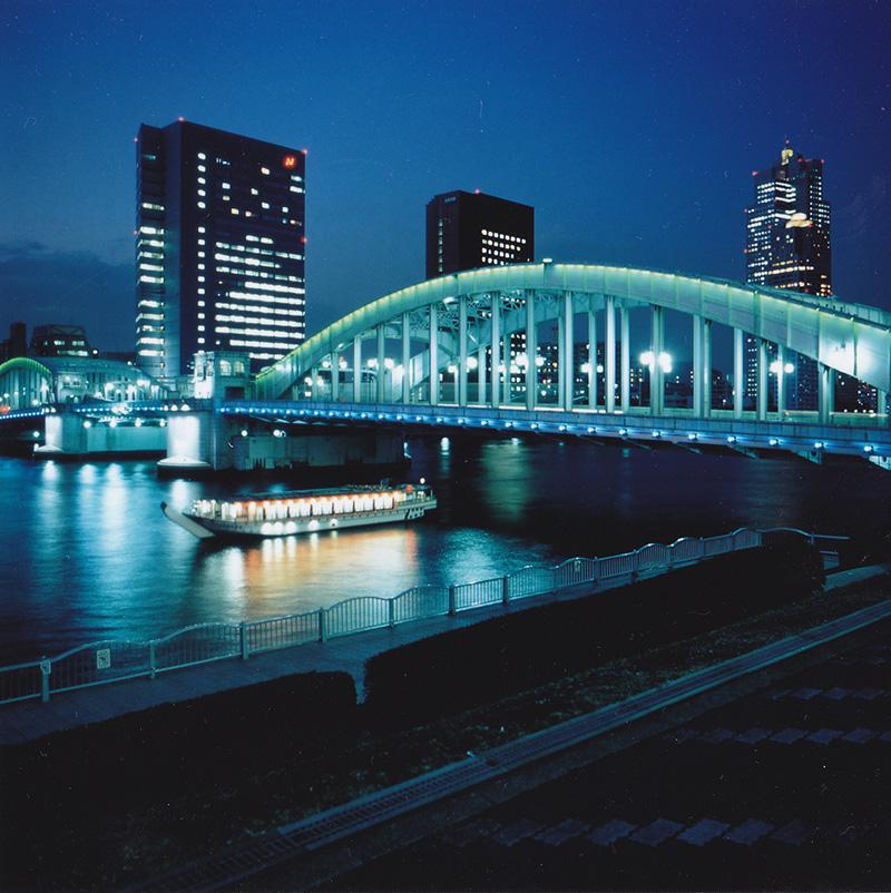 Eitai Bridge in Sumida River, a beautiful spot to visit